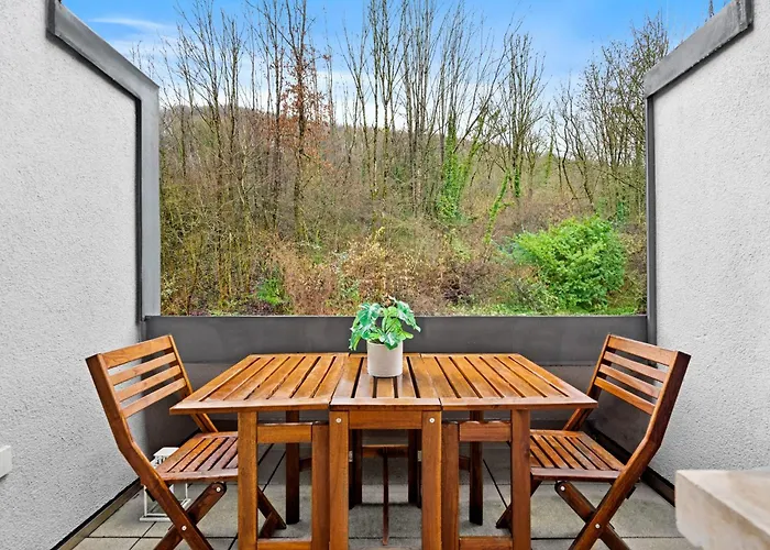 Stylish 2br With Patio & Parking Near Center Apartment Luxembourg